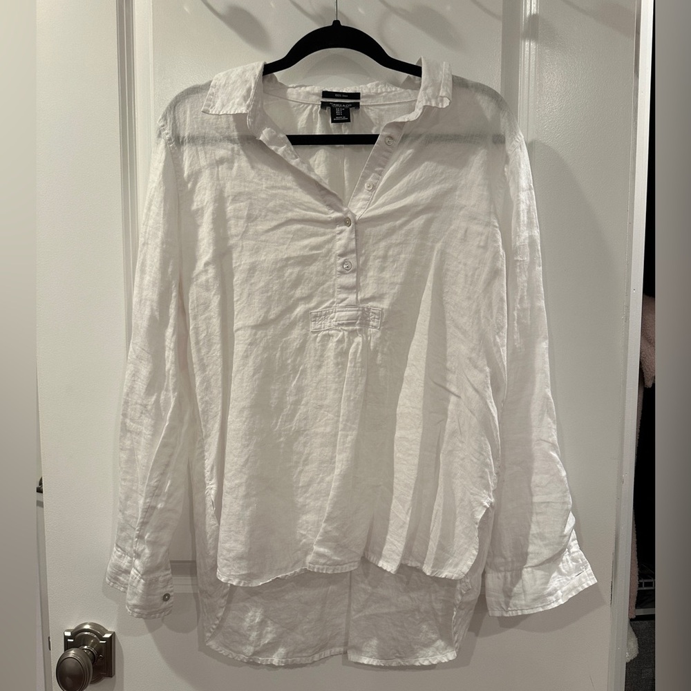 Jones & CO Jones New York 100% Linen Top